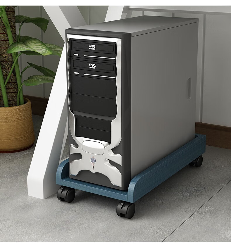 机箱架 电脑主机托架带滑轮可移动机箱底座机箱托家用办公主特司悠