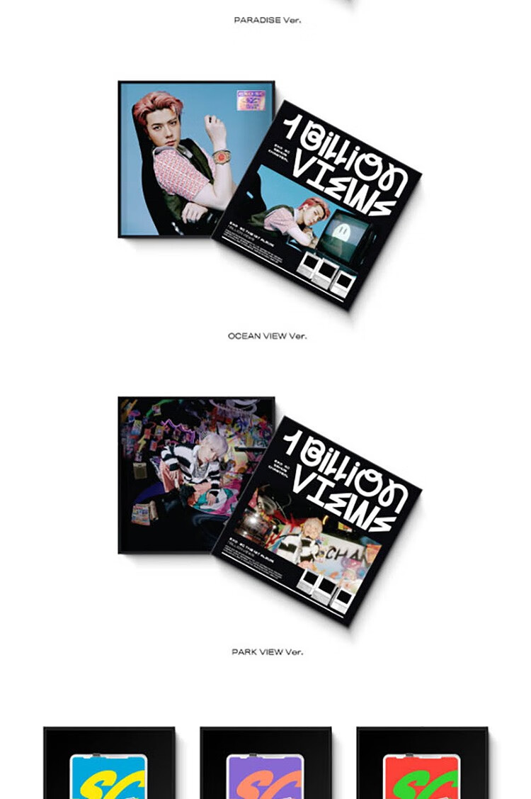 exosc吴世勋朴灿烈正规一辑1billionviews专辑parkview灿烈版