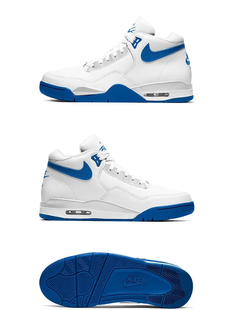 nike耐克男鞋新款flight legacy红白气垫缓震篮球鞋aj4透气耐磨运动