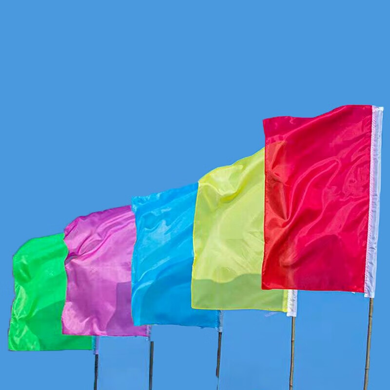 彩旗刀旗定制 抗风彩旗装饰户外五彩飘旗旗子订做旗帜制作小红旗制作