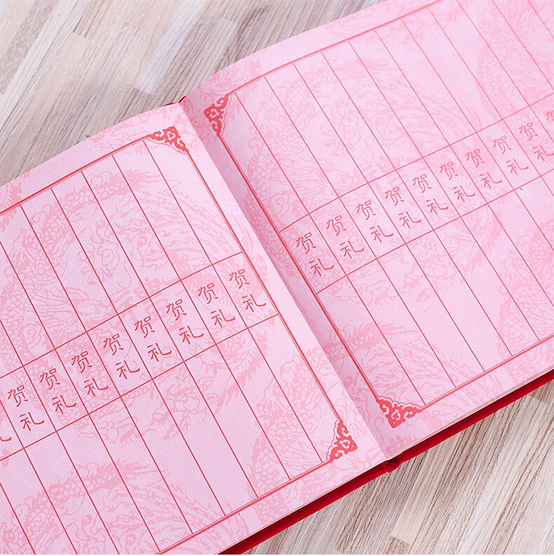 嘉宾礼簿礼金本结婚记账记名本婚礼签到娇莺本记账本礼金簿嘉宾礼单题