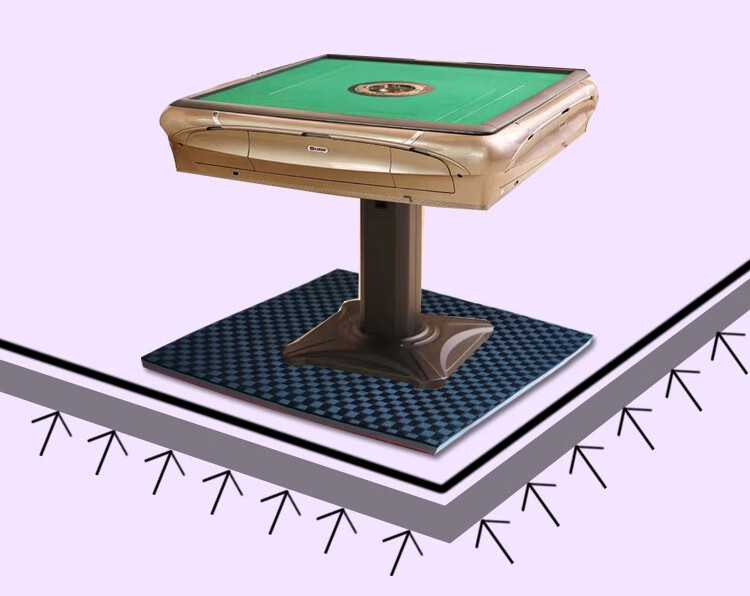 奈野蓝乔麻将机隔音垫减震垫消音垫加厚地垫家用地板防震全屋铺垫子高