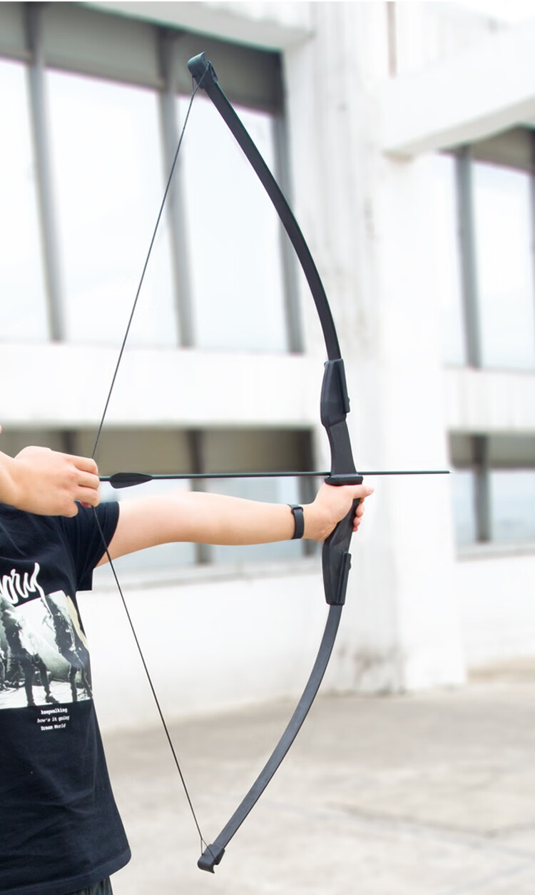 弓箭成人 儿童传统直拉反曲弓箭套装射箭器材竞技弓 夸父双箭台直拉弓