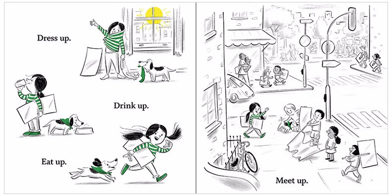 《预售2020纽约时报推荐绘本stand up! speak up!站出来说出来!