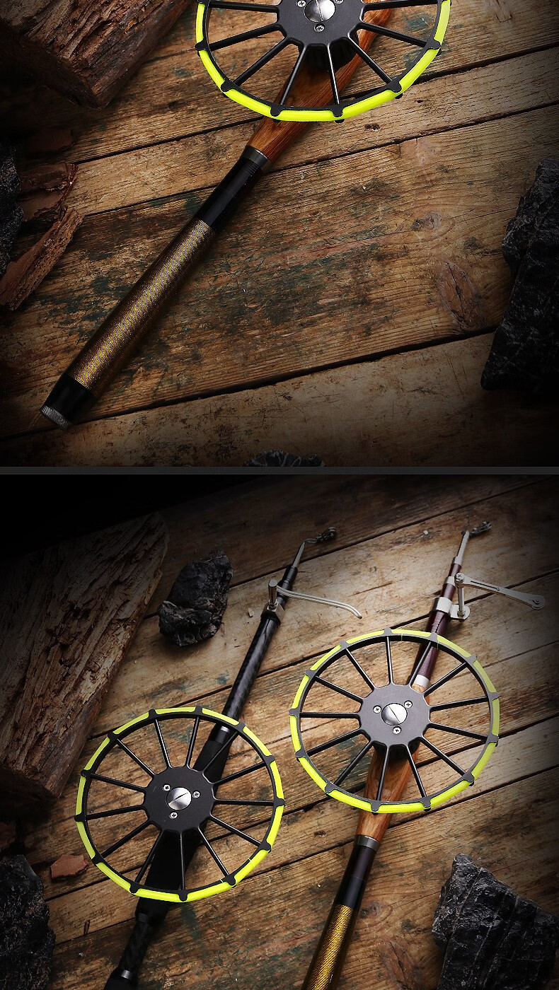 升级碳素甲鱼枪合金线盘打甲鱼杆全套钓鳖枪硬体甲鱼竿鸡心坠配件5节