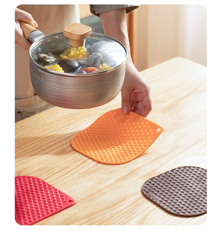sungsa日本隔热垫餐桌垫硅胶垫耐高温防水防油防滑加厚防烫垫餐垫家用