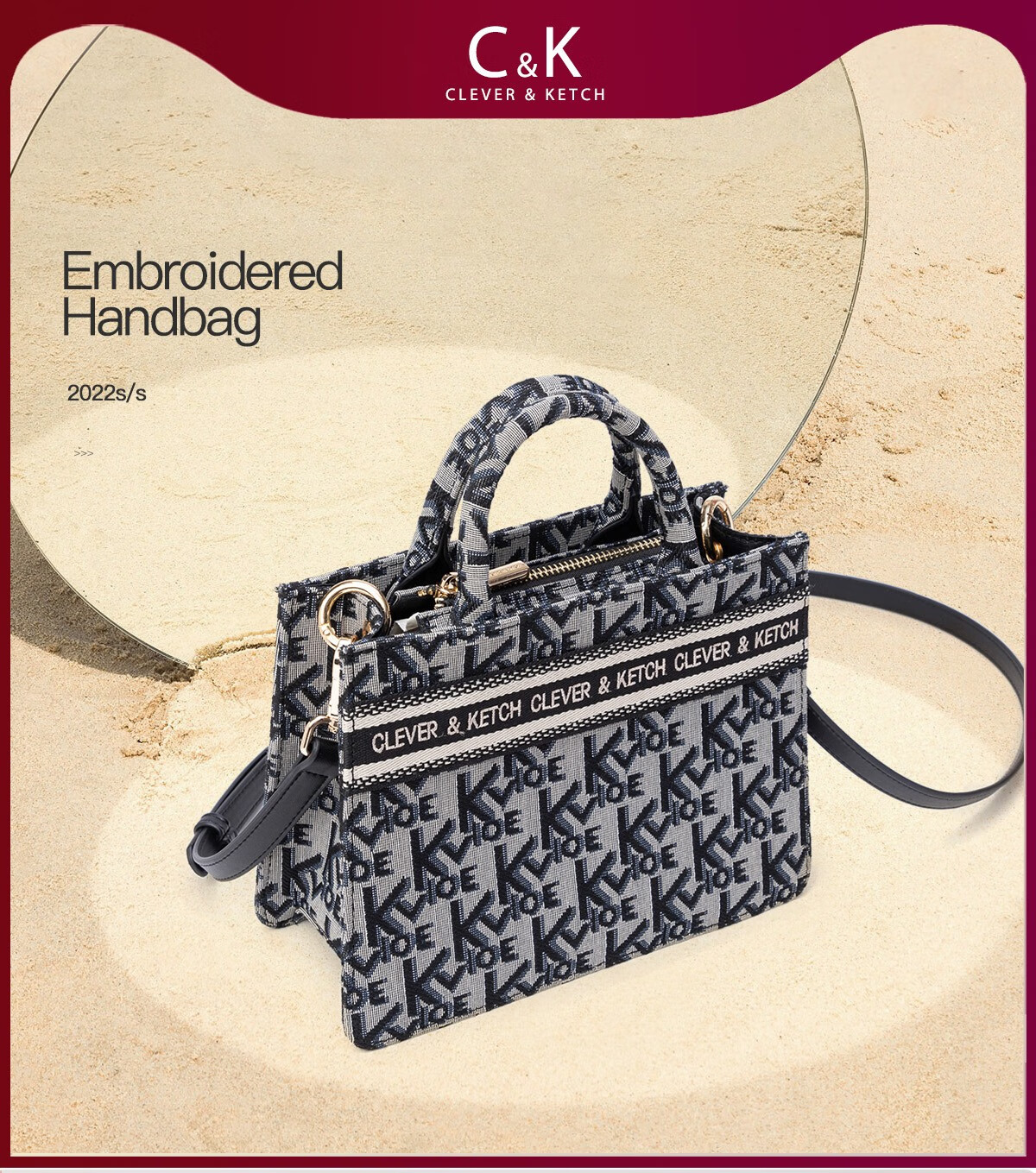 cleverketchck女包包2022新款潮时尚百搭小众高级感网红大容量通勤托