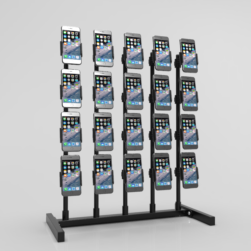 抖音手机直播展示架抖音快手手机群控支架多台手机工作室桌面 s711-2