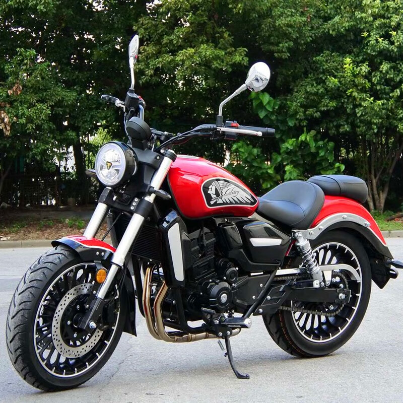 ur复古太子摩托车突破者美式巡航太子车大排量重机车跨骑车国产仿哈雷