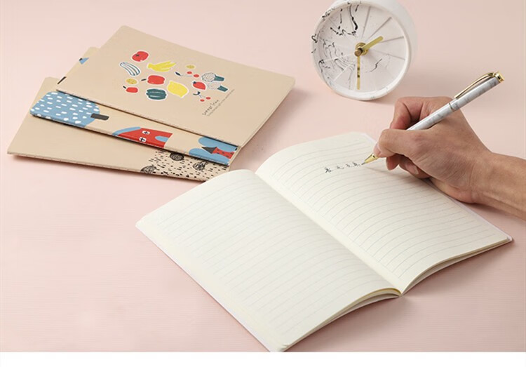 晨光缝线本 学生笔记本 创意记事本 16k横线本 a5日记本 作业本 练习