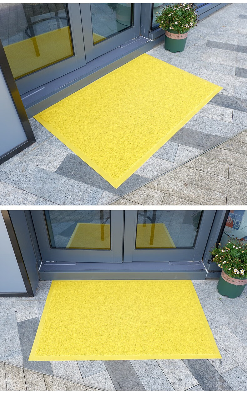 卡之蓝高品质丝圈地垫进门门口防尘门垫家用入户门防水地垫毯商用脚垫