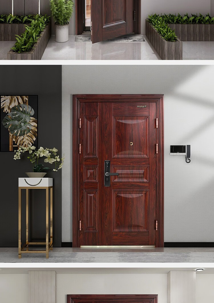 盼盼(pan pan)盼盼防盗门甲级大门入户门别墅大门钢制安全门进户门不