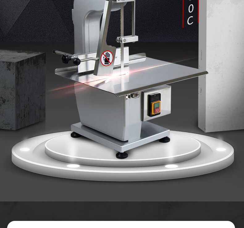 小型台式商用家用电动锯骨机据牛骨头切骨机切割电锯剧剁冻肉280c世雅