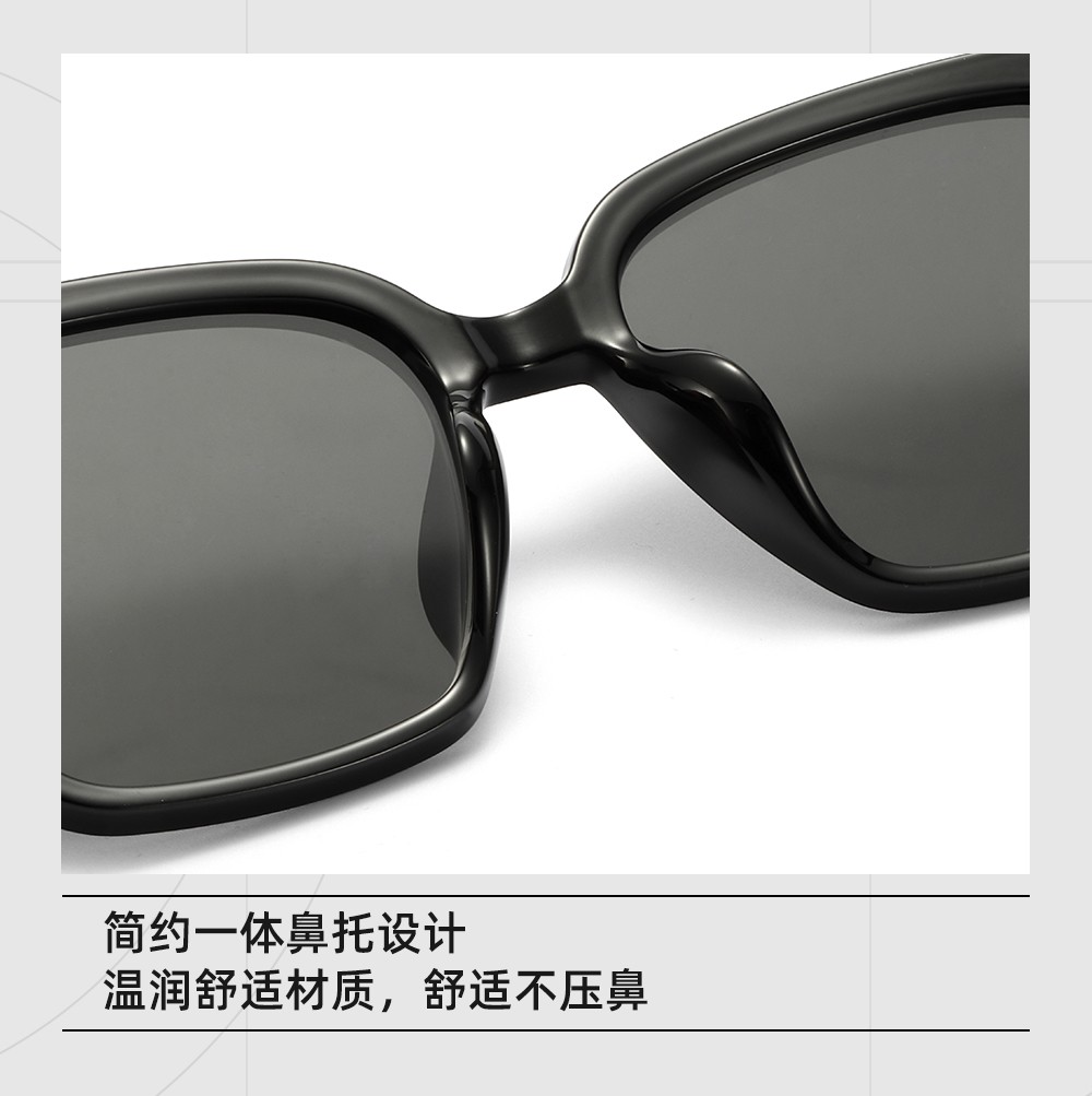 浪特梦(latemon)新款太阳镜男大框潮流墨镜女许凯同款眼镜t30129 a-亮