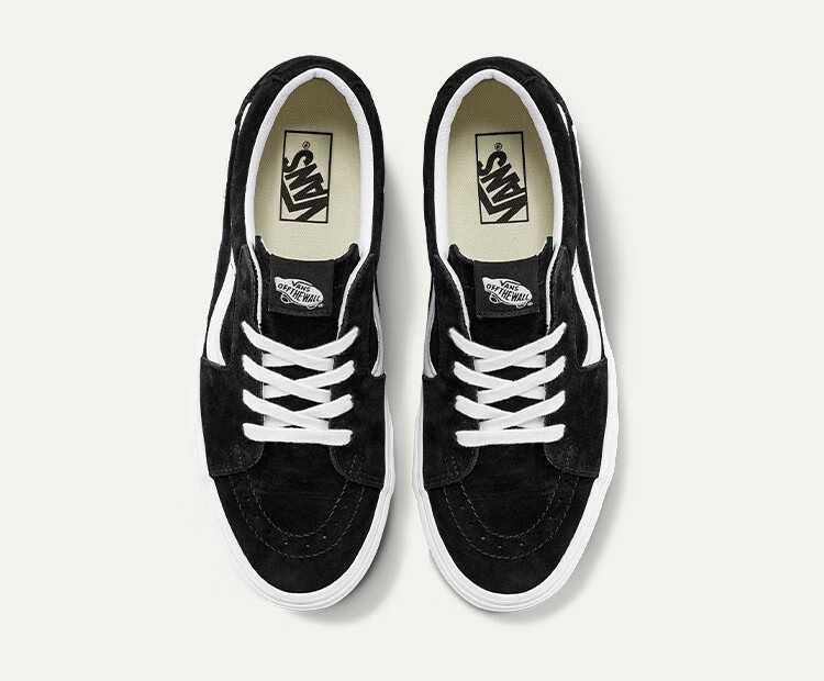 vans范斯官方sk8low黑色经典百搭男鞋女鞋板鞋运动鞋黑色345