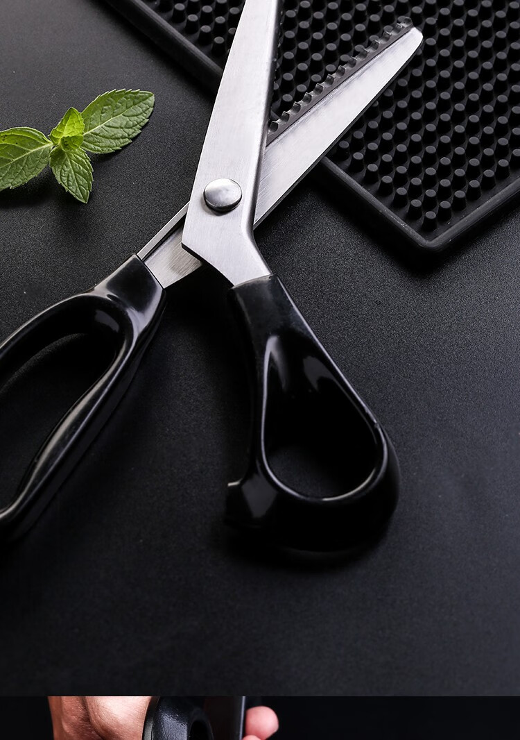 费纳斯(feinasi)花边剪刀不锈钢锯齿剪刀鸡尾酒装饰用具橙皮柠檬皮