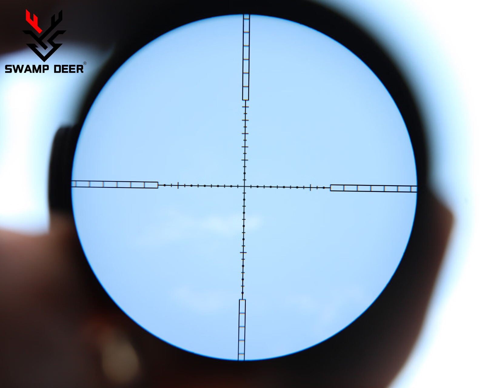沼泽鹿指挥官hd315x32sfir瞄准镜十字镜短款瞄准器15倍吃鸡镜侧调高