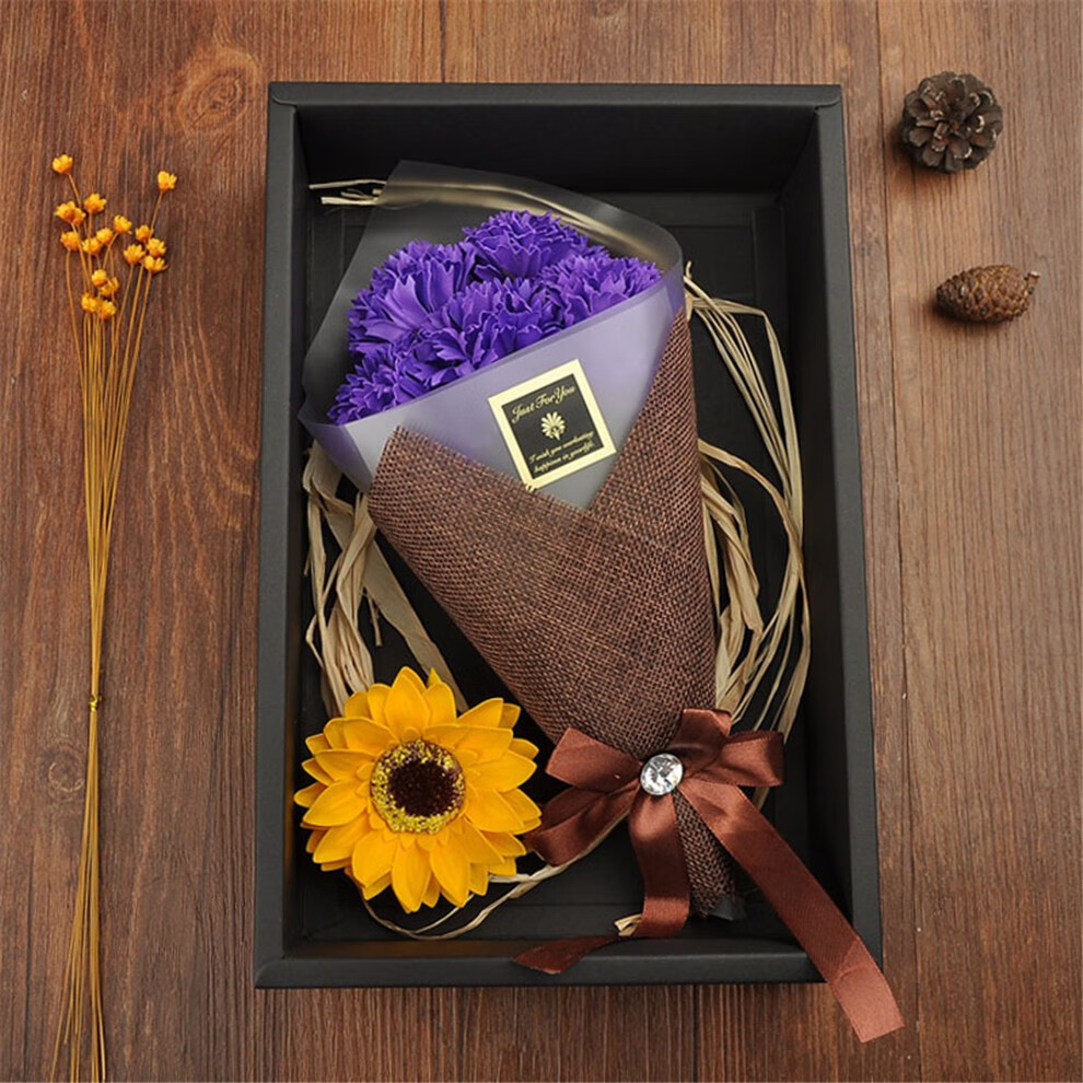 桔梗缘 玫瑰香皂花束创意实用永生花礼盒生日礼物送女生朋友闺蜜女友