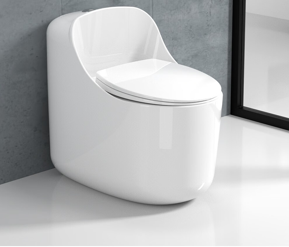 尊驰卫浴马桶一体式漩涡虹吸式座便器全施釉大管道防堵防臭节水家用坐