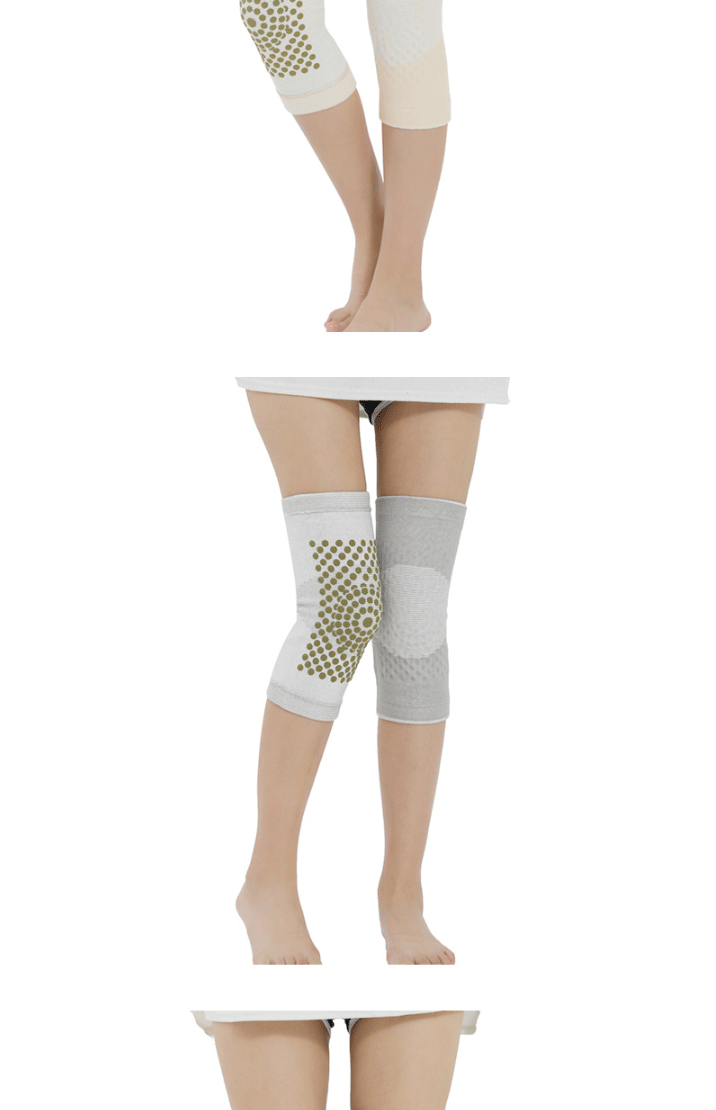 新艾草护膝内穿护腿保暖男女老寒腿漆盖关节艾灸防寒护膝套艾草四面弹