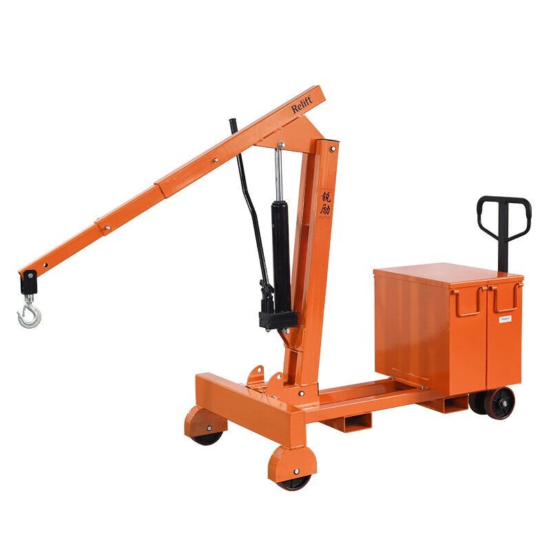 移动小型便携式吊机可折叠手摇小吊机家用手动升降吊车起重提升机 500