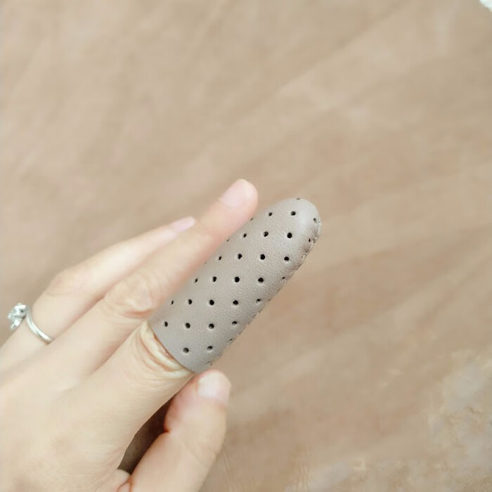 断指手套薄 断指指套 断指保护套 受伤手指保护套透气 薄夏天款 肤色