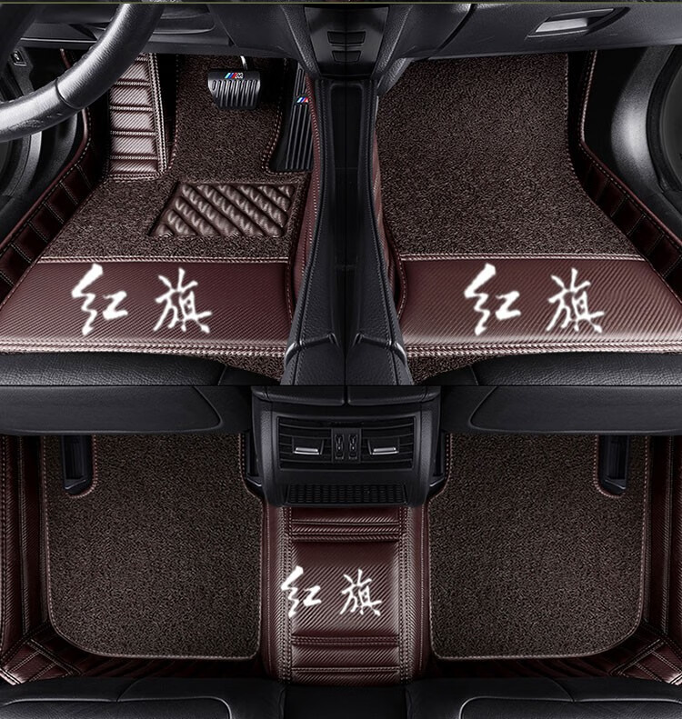 红旗脚垫红旗h5l5h7碳纤维脚垫hs5hs7hs3ehs3新能源h9大包围汽车脚垫