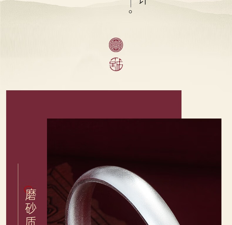 银意坊9999古法银男女宽面银手镯复古银饰手工传承足银镯子9999古法银
