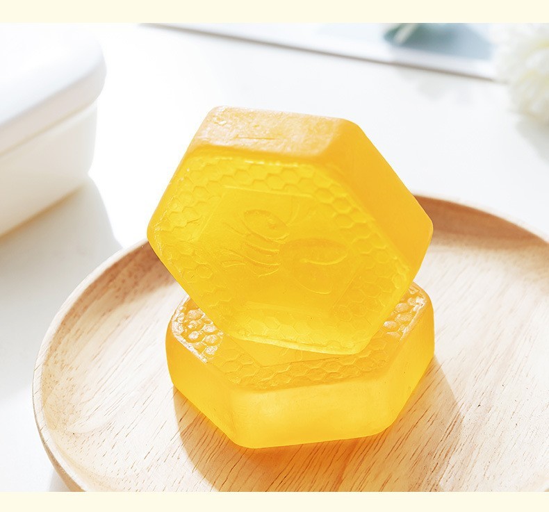 蜂蜜皂蜂胶抑螨皂手工皂山羊奶蚕丝马油海盐洁面皂沐浴洗手蜂蜜皂3块
