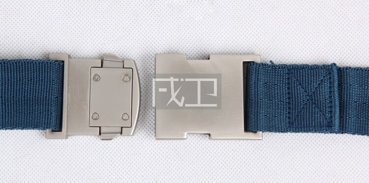戌卫02飞行腰带飞行员皮带军迷编织内腰带蓝色1号120cm