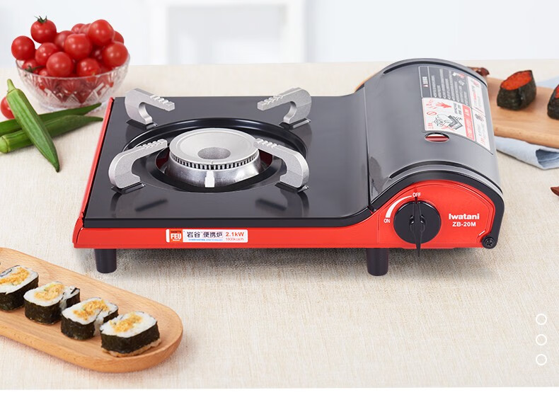 岩谷(iwatani) 轻薄便携卡式炉 户外装备 家用瓦斯炉具野炊炉燃气灶