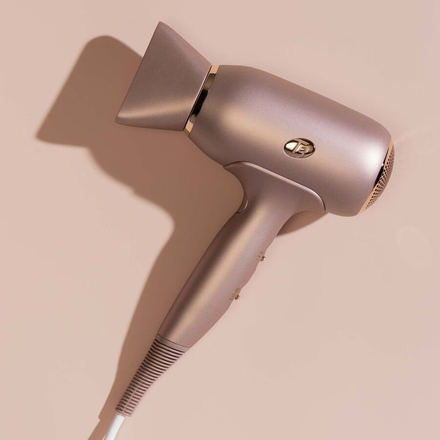 t3 fit轻量级吹风机小尺寸电吹风 负离子人体工程学设计 光滑无毛躁