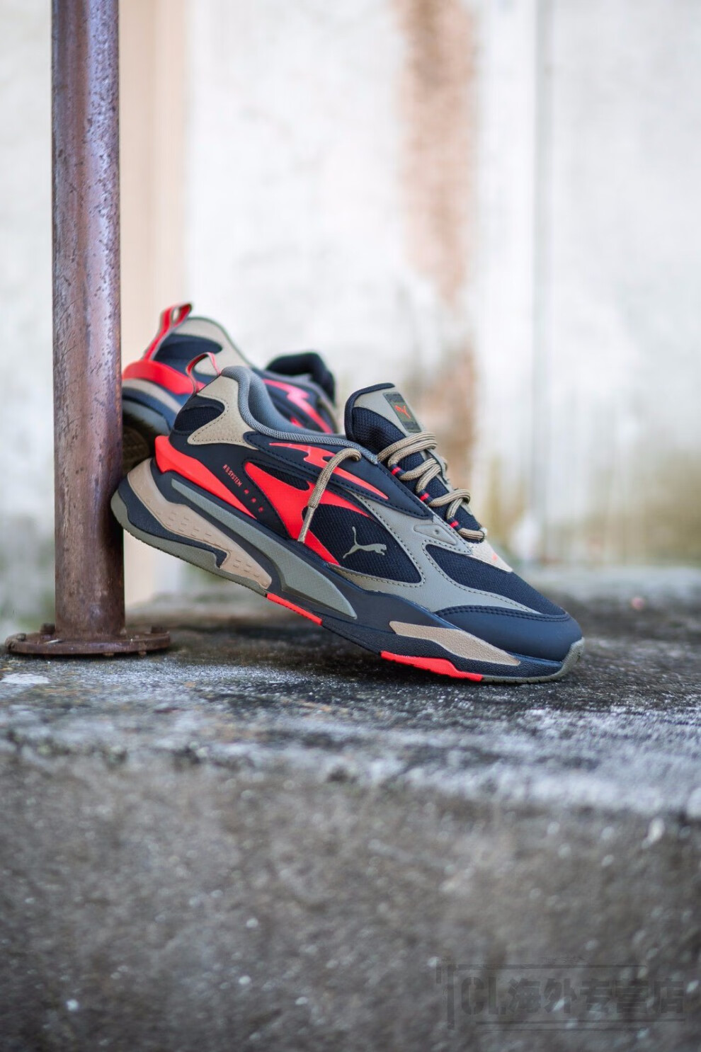 彪马pumarsfasttipoff男士时尚复古拼接缓震运动休闲鞋透气防滑耐磨