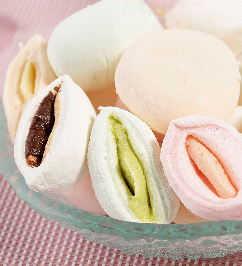 格力奇(geliqi) 巧克力夹心棉花糖办公休闲多种口味儿童轻食点心小