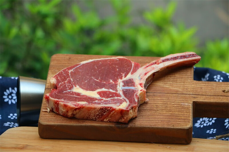 博多客 牛排肉 战斧牛排 原切牛排 每2斤约4-5片农家黄牛 牛大排顺丰