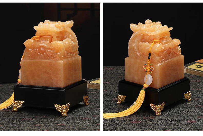 龙头玉玺白玉石12cm【图片 价格 品牌 报价】-京