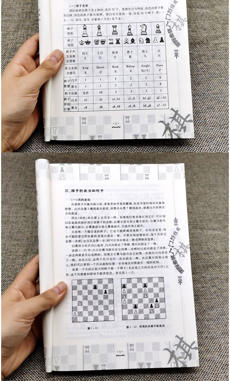 国际象棋入门棋谱大全青少年儿童礼物书籍 新手学国际象棋实战布局