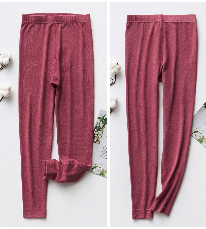 奉孝中老年秋裤女纯棉老人线裤宽松高腰毛裤内穿老太太打底裤女士大码