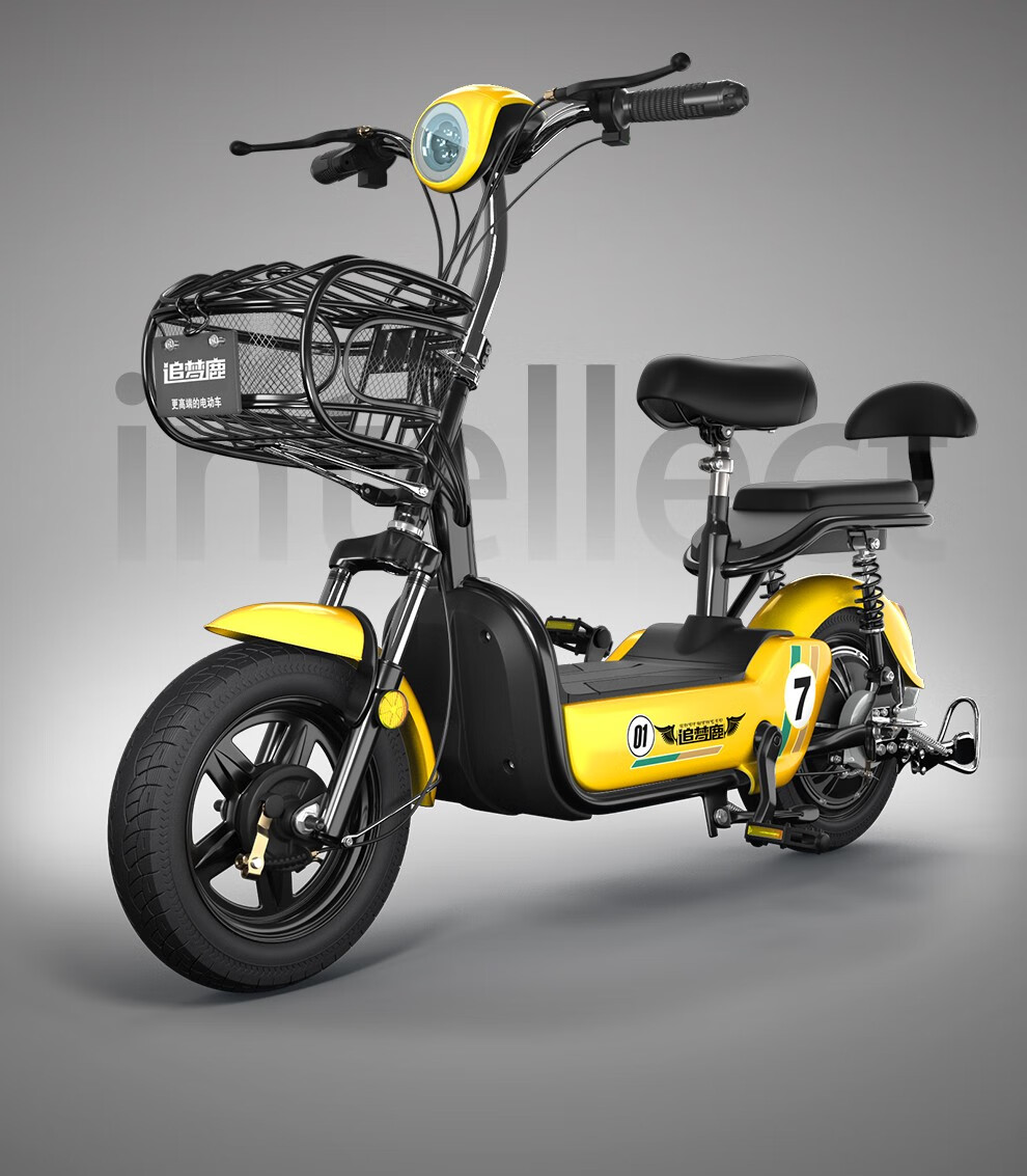 电动自行车男女新款48v电瓶车代步车电池可提助力脚踏车踏板车电车