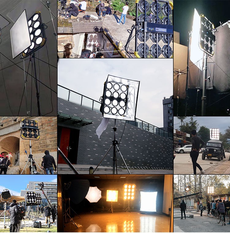 lightstar莱斯达lmat-4摄影补光灯 影棚太空灯 影视剧拍摄led矩阵灯