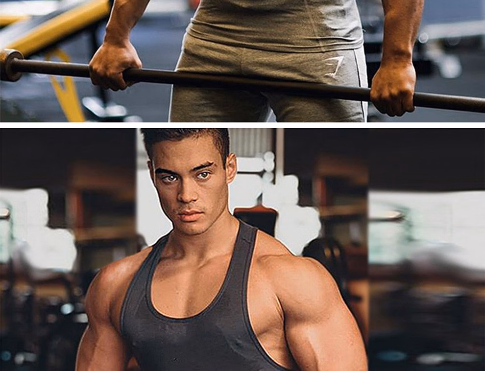 Muscle Fitness Brothers Summer Sleeveless Sports Vest, Men's Quick Dry Running Training Elastic Breathable Tights_viptrois.com