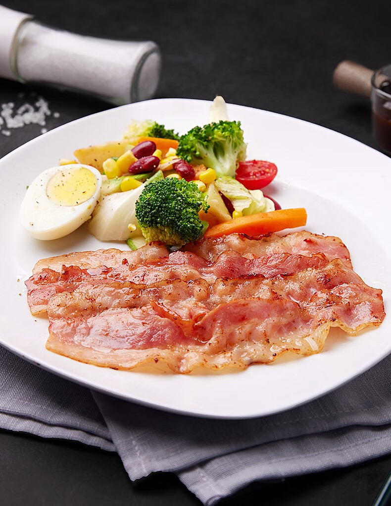 金忠五花肉培根肉片香煎培根早餐家用培根片速食煎烤培根香煎培根170g