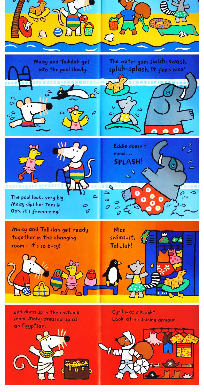 maisy小鼠波波英文原版绘本廖彩杏书单maisyfirstexperience10册套装