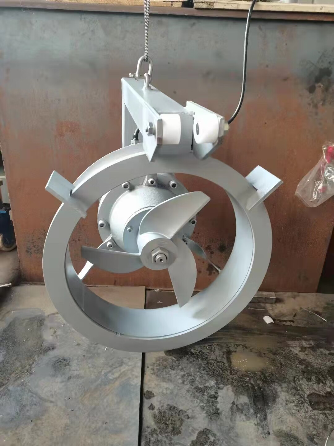 tlxt潜水搅拌机污水处理搅拌器 不锈钢铸铁厌氧池搅拌泵耐高温耐腐 qj