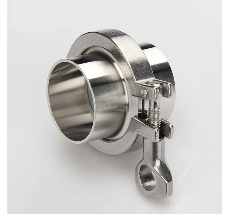 304不锈钢快装接头卡箍套装大口径快速焊接直接端头卡盘固定卡扣104