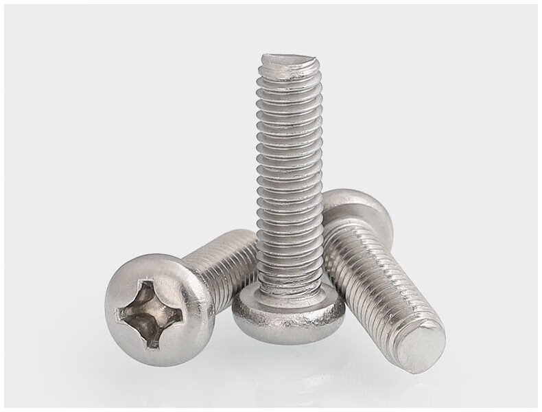 m3.5m4m5m6m8m10 304不锈钢螺丝十字盘头螺丝圆头螺钉螺栓mm m4*18-50