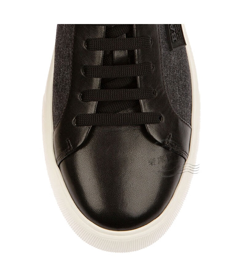 巴利bally男鞋男士尼龙系带休闲运动鞋6234679 灰色 42.