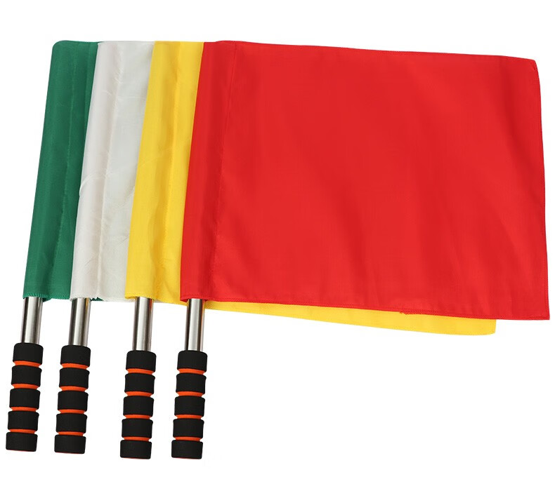 旗指挥旗铁路手红白车辆户外发令旗边裁判旗交通指挥旗红绿色信号旗