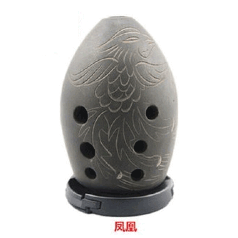 陶埙初学者入门陨演奏埙调陶损乐器埙八孔梨形陨殒梅花无底座袋子指法