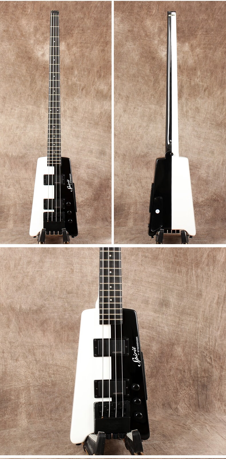 施坦博格 steinberger/斯坦伯格黄贯中无头便携式迷你旅行电吉他电